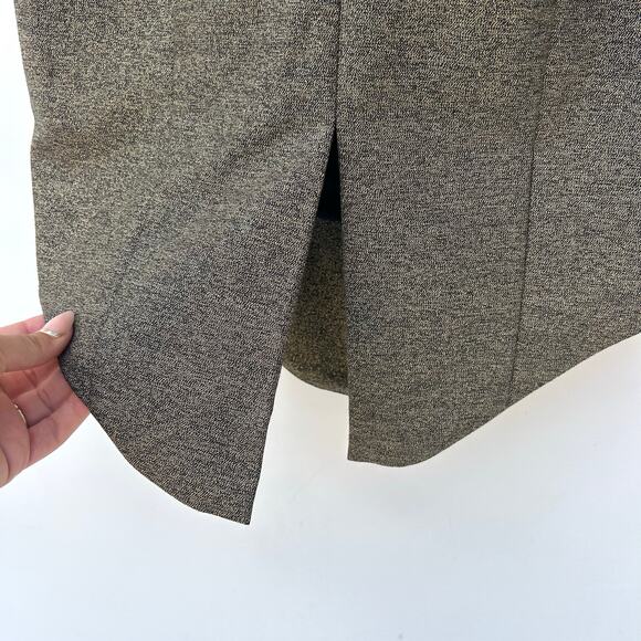 New Black Halo Gold Metallic Sheath Mini Dress Cocktail Size 4 Formal Tight - Picture 9 of 11